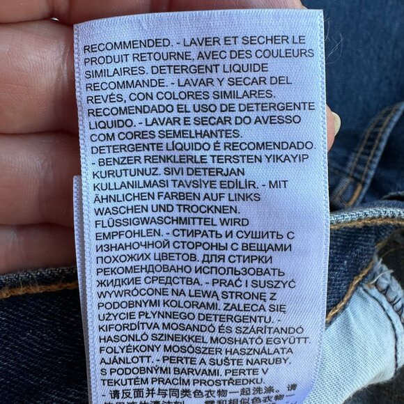 Levis 550 Mens Relaxed Fit Jeans W36 L32 Blue Denim Classic Style Original NWT - Picture 13 of 13